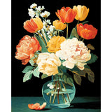 Malen nach Zahlen Bunter Blumenstrauss