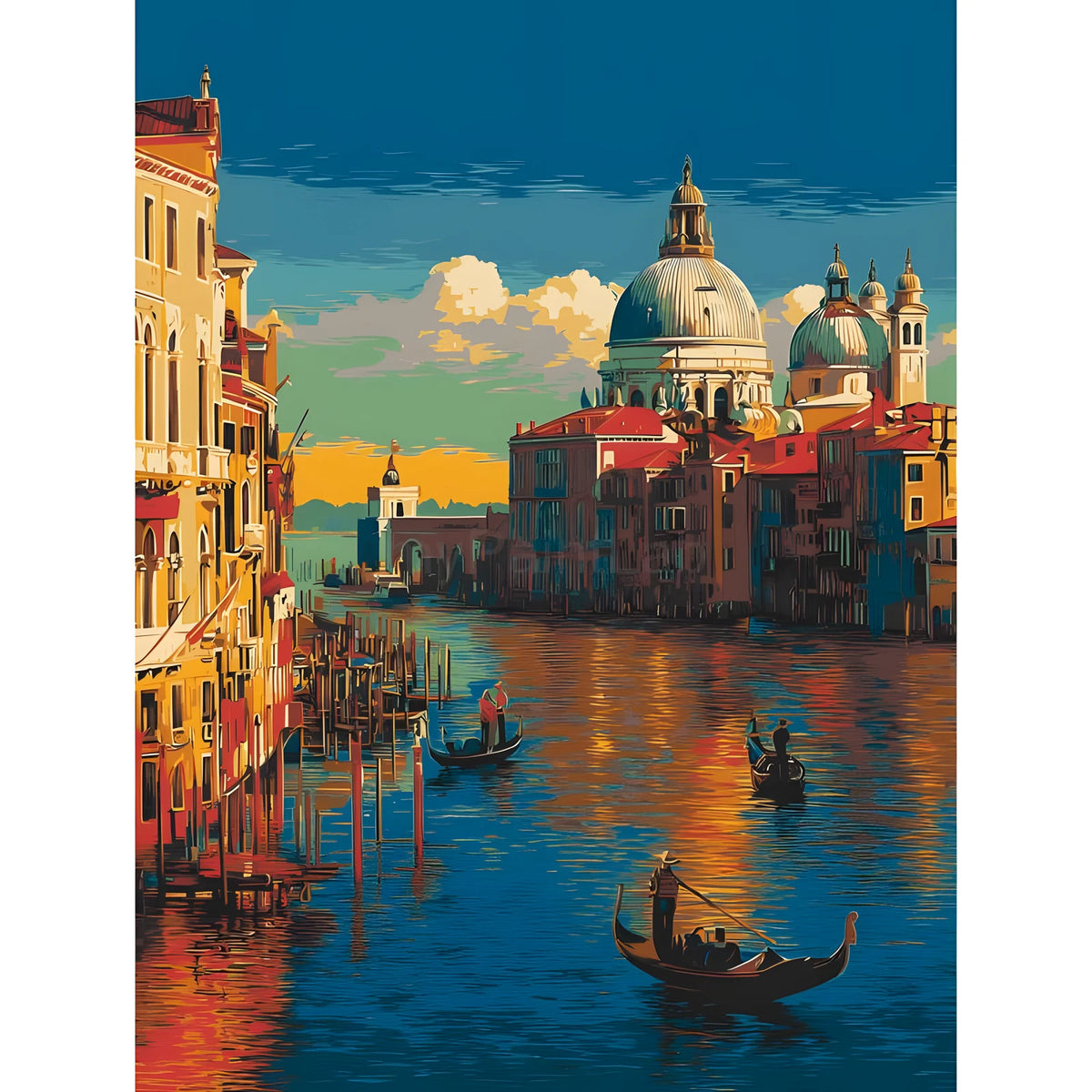 Malen nach Zahlen Venedig