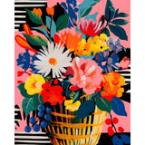 Malen nach Zahlen Sommer Blumenstrauss