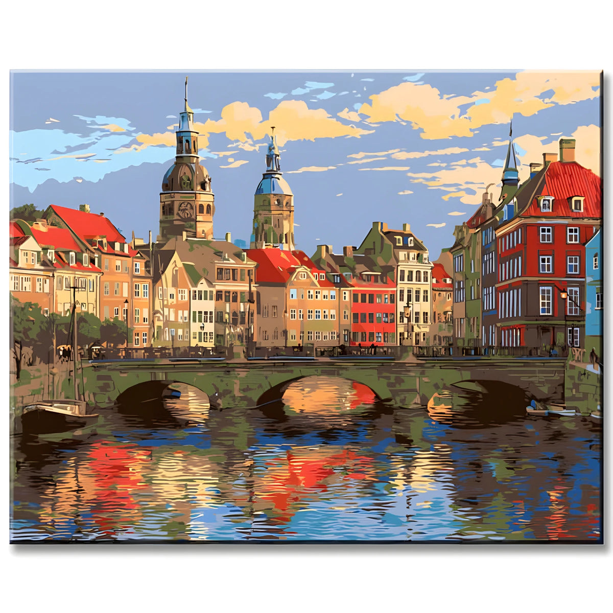 Malen nach Zahlen Alte Stadtbrücke