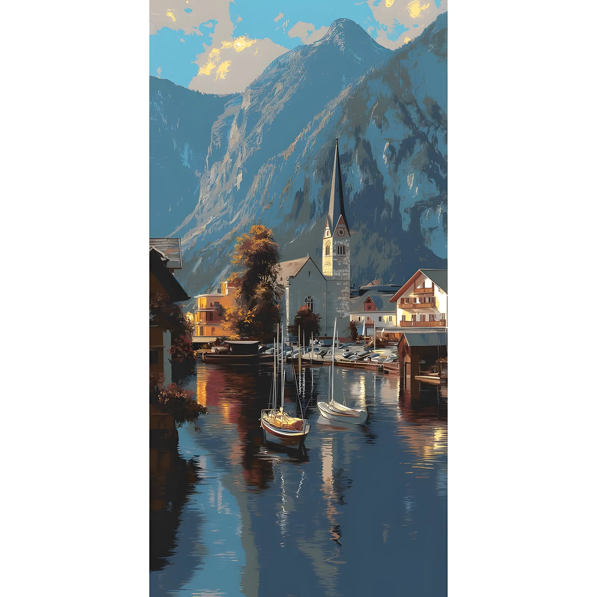 Malen nach Zahlen Gardasee