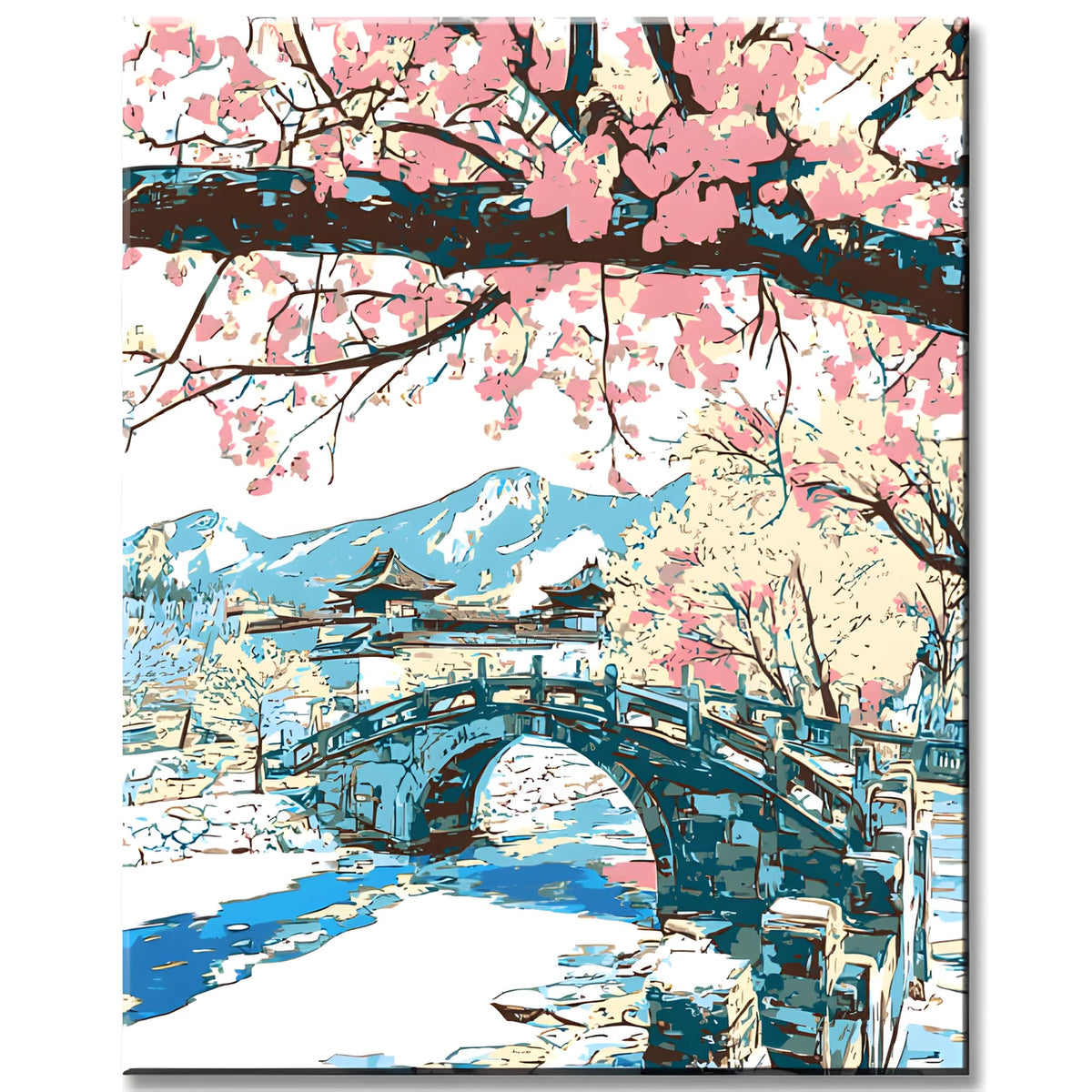 Malen nach Zahlen Frühling China