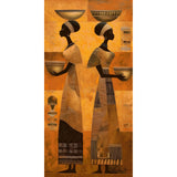 Malen nach Zahlen Afrika Frauen bei der Arbeit Moderne Kunst