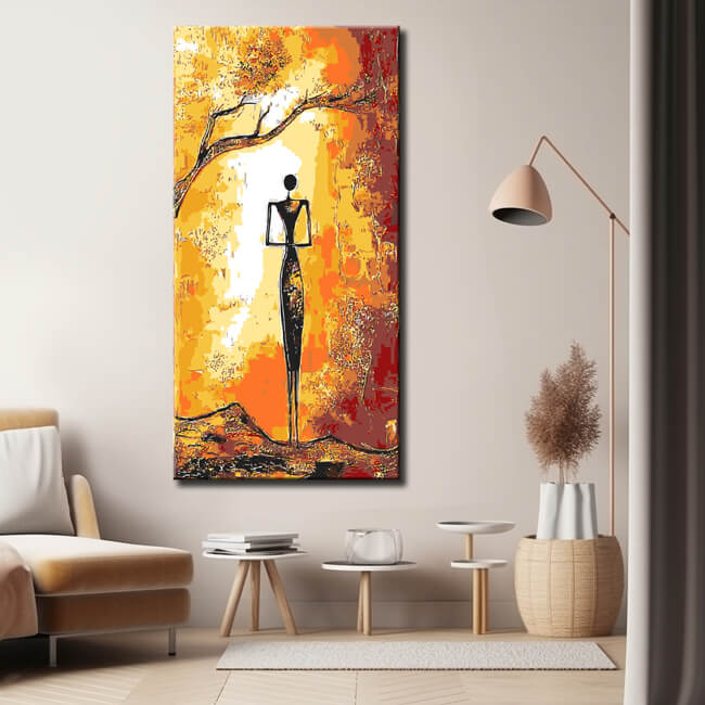 Malen nach Zahlen Afrika Tradition Kunst