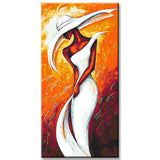 Malen nach Zahlen Afrika Frau in Weiss