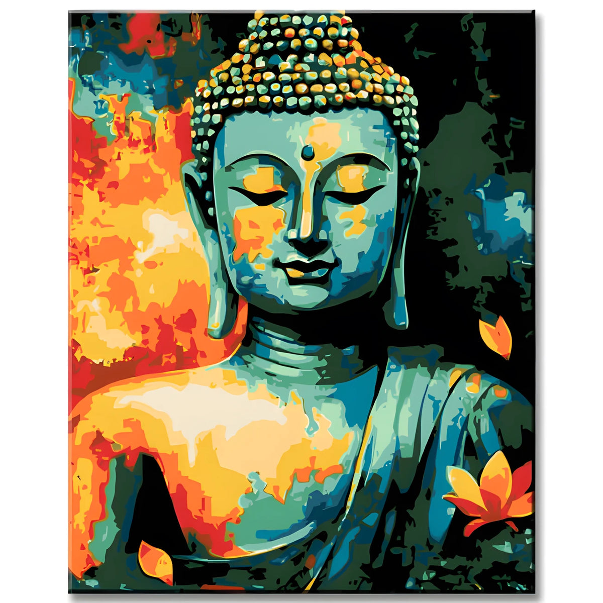 Malen nach Zahlen Schlafender Buddha