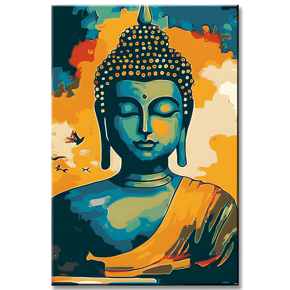 Malen nach Zahlen Schlafender Buddha Malkunst