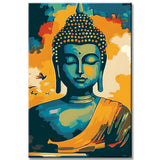 Malen nach Zahlen Schlafender Buddha Malkunst
