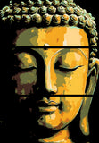 Malen nach Zahlen Schlafender Buddha Tradition - 3-teilig (Triptychon)