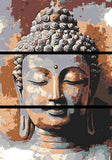 Malen nach Zahlen Buddha Südostasien - 3-teilig (Triptychon)