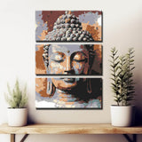 Malen nach Zahlen Buddha Südostasien - 3-teilig (Triptychon)