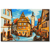 Malen nach Zahlen Deutschland Rothenburg o.d. Tauber