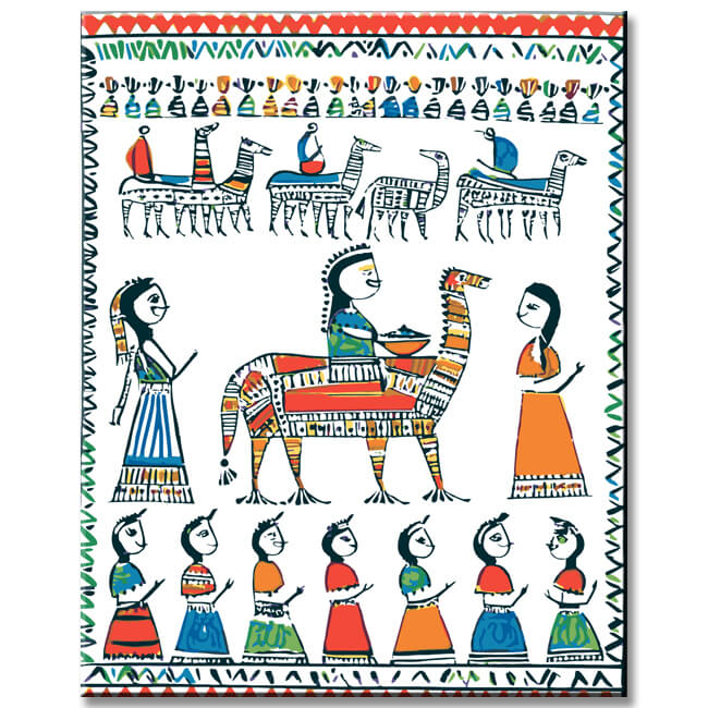 Malen nach Zahlen Afrika Kunst