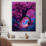 Malen-nach-Zahlen-Fantasy Baum