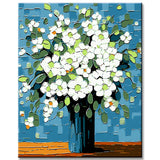 Malen nach Zahlen Blumen Kunstbild