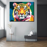 Malen nach Zahlen bunter tiger