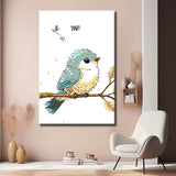 Malen nach Zahlen Vogel waiting for you