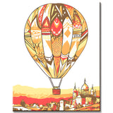 Malen nach Zahlen Heissluftballon Kunstmalerei