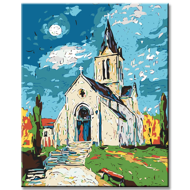 Malen nach Zahlen kirche