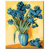 Malen nach Zahlen Lila Iris