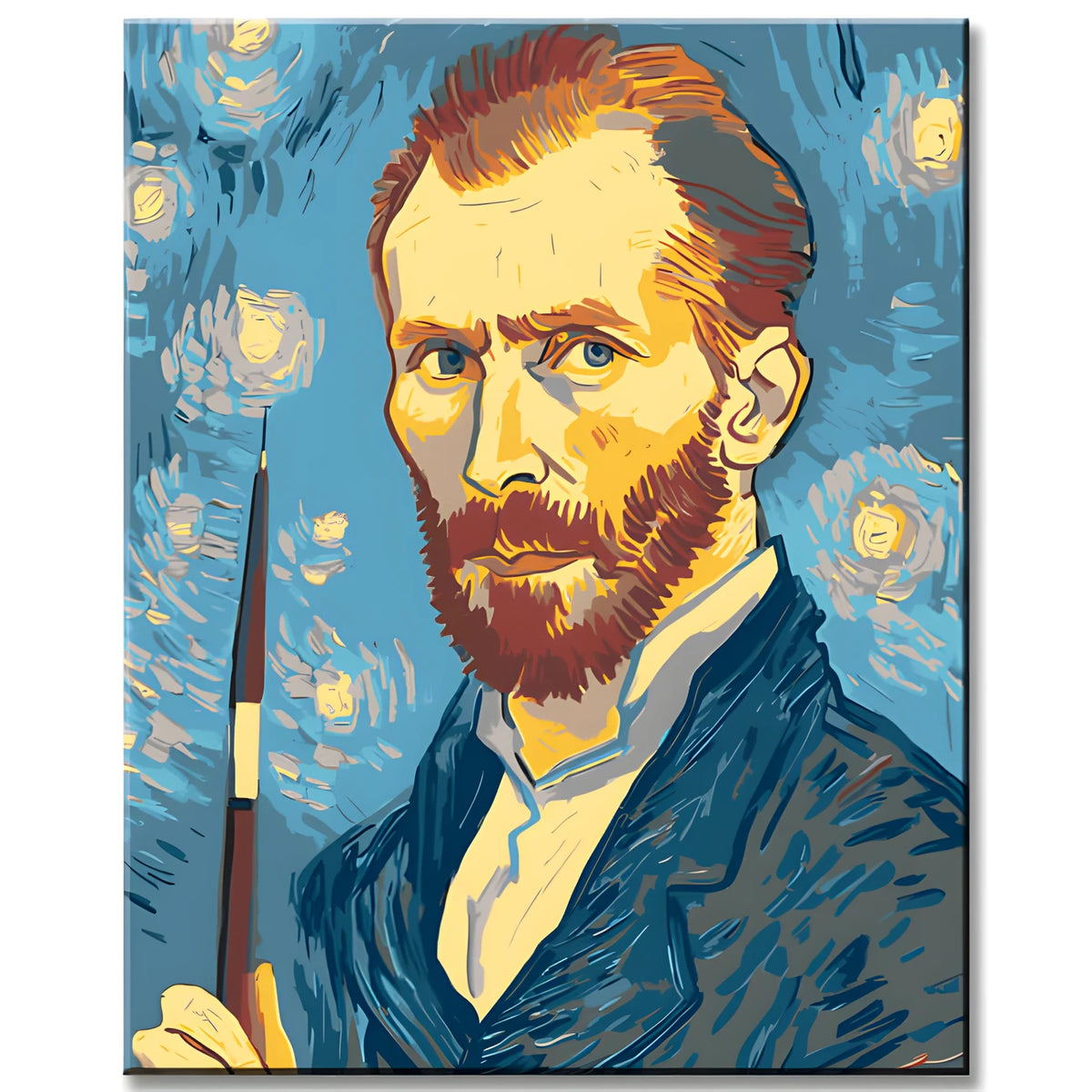 Malen nach Zahlen für Erwachsene Van Gogh Selbstporträt