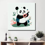 Malen nach Zahlen Comic Pandaband