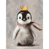 Malen nach Zahlen für Kinder kleiner Pinguin