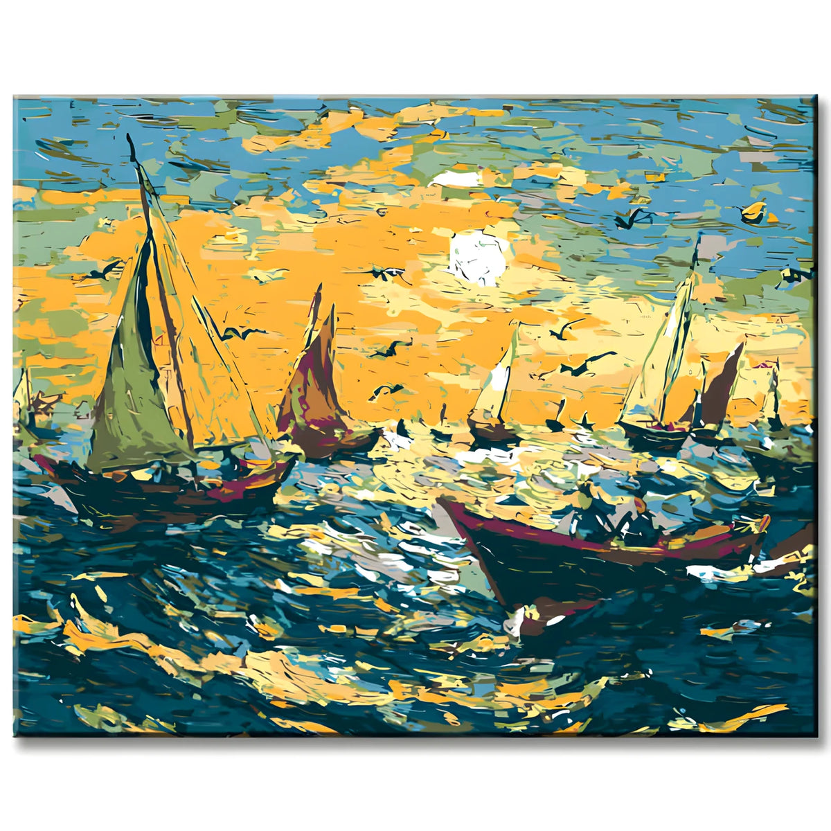 Malen nach Zahlen Regatta
