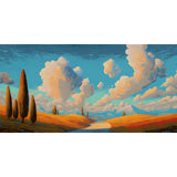 Malen nach Zahlen Wolkenschichten