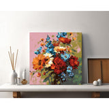 Malen nach Zahlen Blumen Bouquet