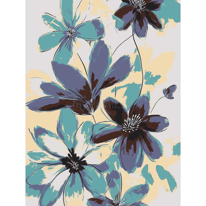 Malen nach Zahlen Blumen