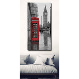 Malen nach Zahlen London Telefonzelle