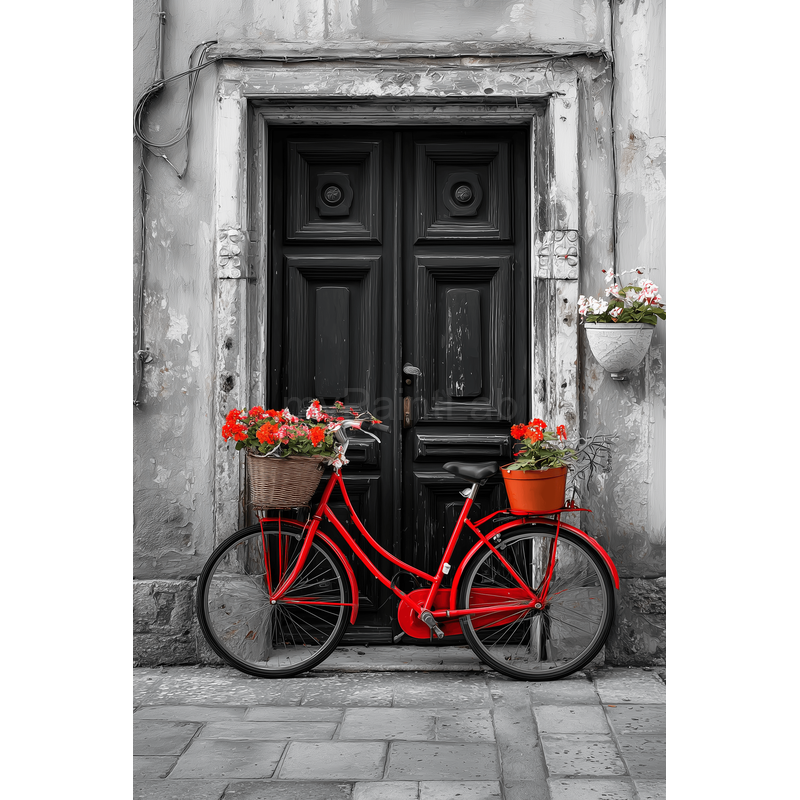 Malen nach Zahlen Fahrrad