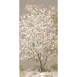 Malen nach Zahlen Baum weiß