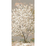 Malen nach Zahlen Baum weiß