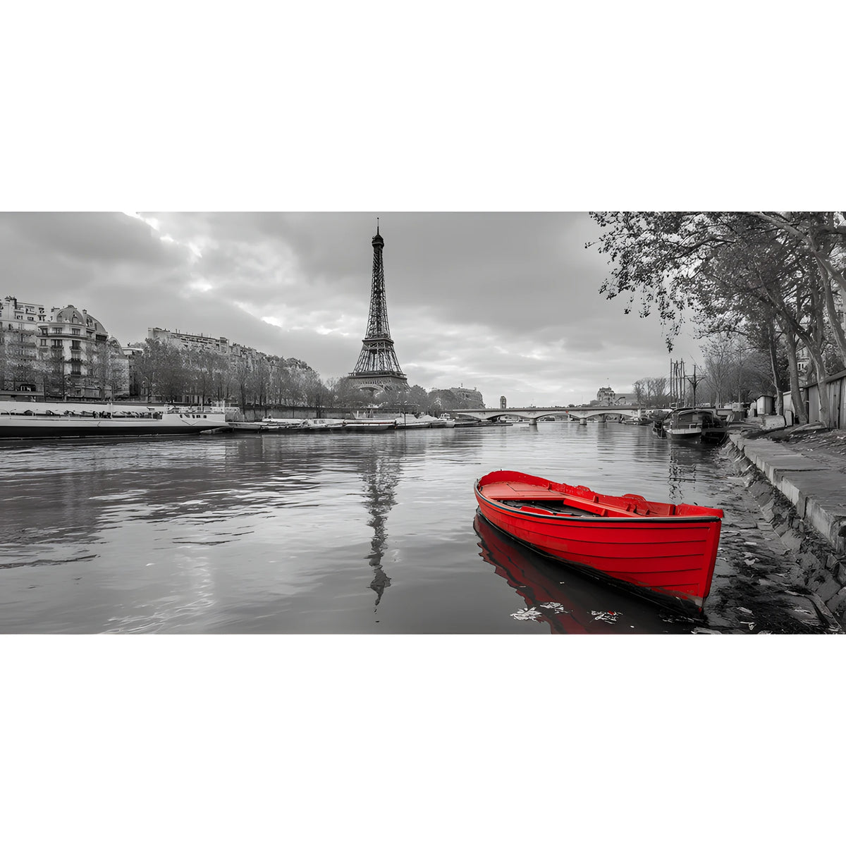 Malen nach Zahlen Paris Anlegestelle