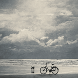Malen nach Zahlen Fahrrad am Strand