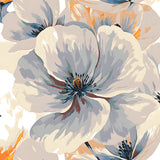 Malen nach Zahlen Blume weiss