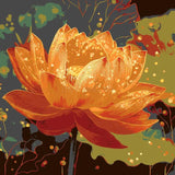 Malen nach Zahlen Blume