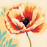 Malen nach Zahlen Blume rosa