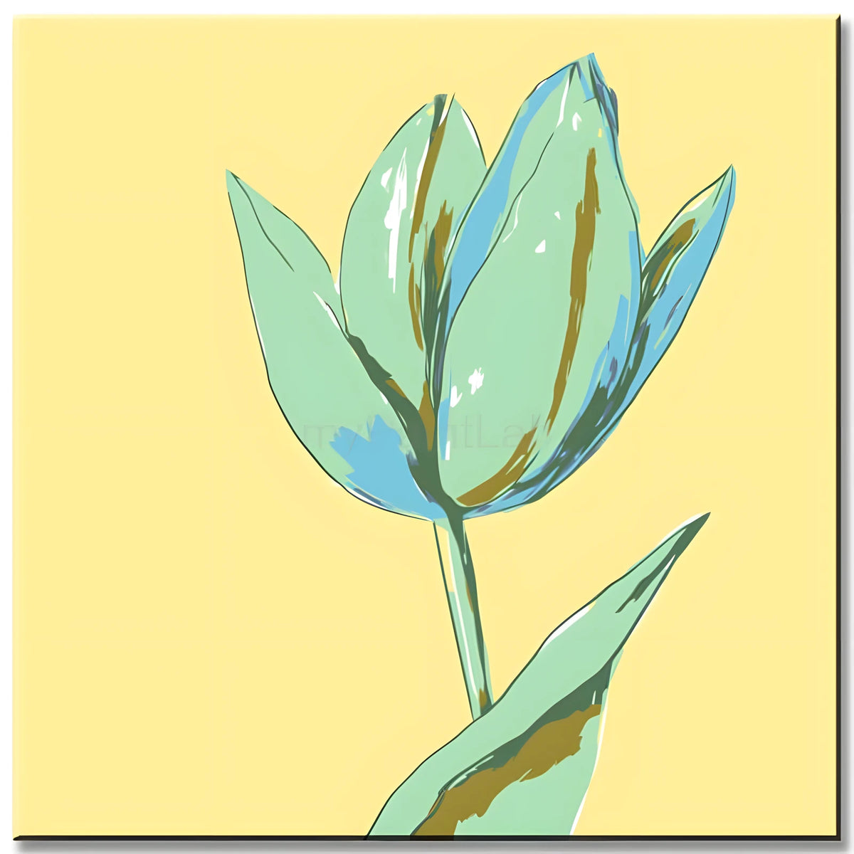 Malen nach Zahlen Blume