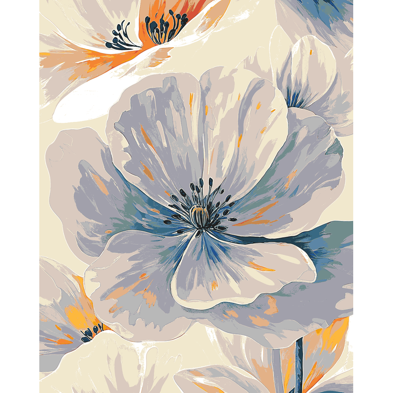 Malen nach Zahlen Blume