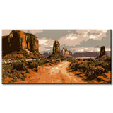 Malen nach Zahlen Amerika Wild West Landschaft