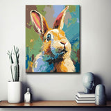 Malen nach Zahlen Hase Tiere TierKunst