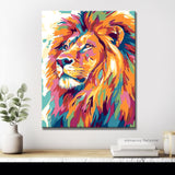 Malen nach Zahlen Löwe Tiere Moderne TierKunst Malerei