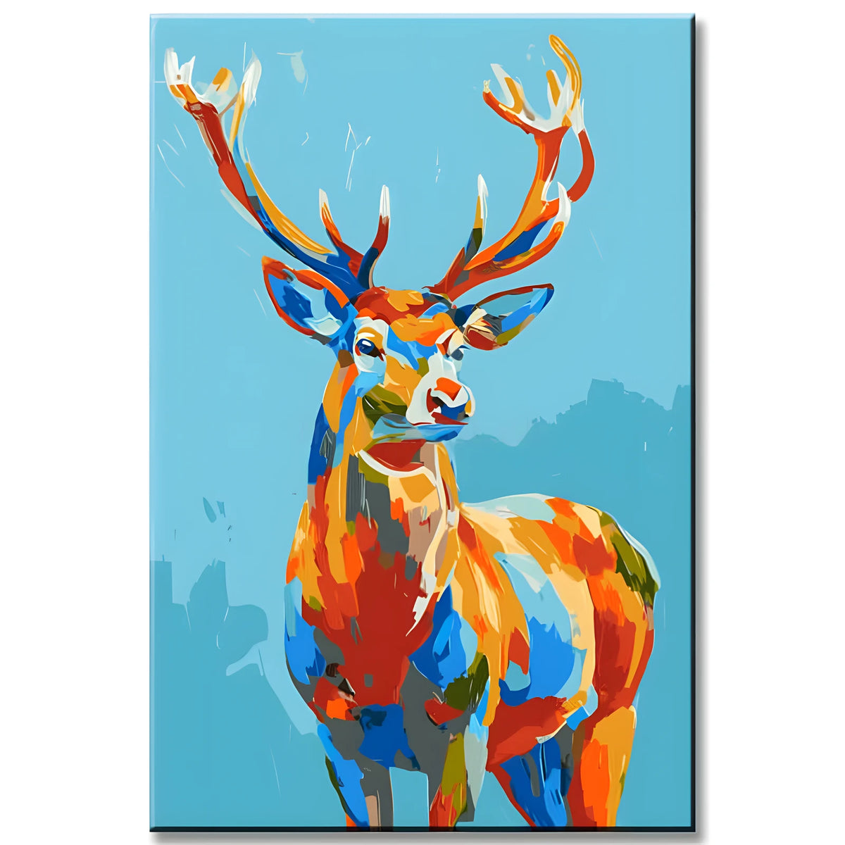 Malen nach Zahlen Hirsch Tiere Moderne TierKunst Malerei