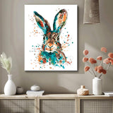 Malen nach Zahlen Hase Tier Moderne TierKunst