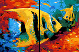 Malen nach Zahlen Fisch Tier Moderne TierKunst