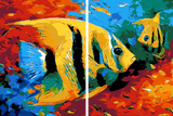 Malen nach Zahlen Fisch Tier Moderne TierKunst