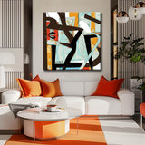 Malen nach Zahlen Verspielte Collage Kunst III